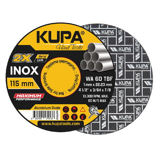 KUPA İNOX KESİCİ 115*1,0 